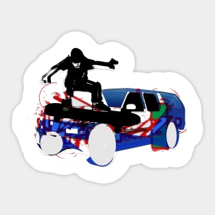 USA Skateboarding Sticker